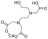 CADMIUM HYDROGEN (N-HYDROXYETHYLETHYLENEDINITRILO)TRIACETATE Struktur