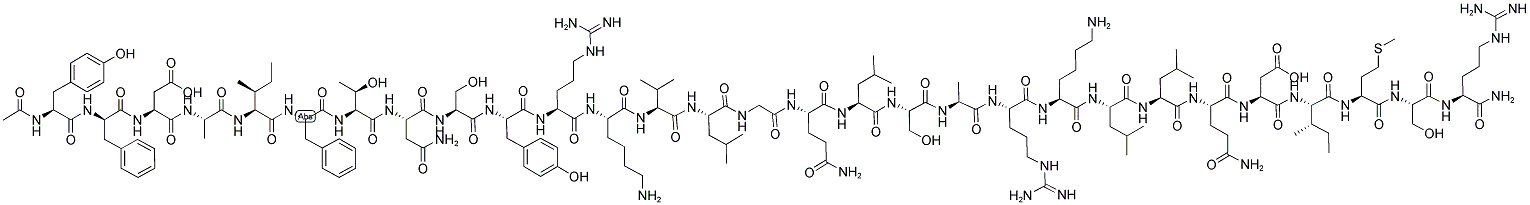 (AC-TYR1,D-PHE2)-GRF (1-29) AMIDE (HUMAN) Struktur