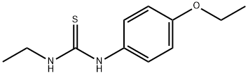 N-(4-ETHOXYPHENYL)-N'-ETHYLTHIOUREA Struktur