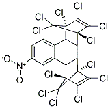 2-NITRONAPHTHALENE-BIS(HEXACHLOROCYCLOPENTADIENE) ADDUCT Struktur