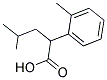 4-METHYL-2-(ORTHO-TOLYL)-VALERIC ACID Struktur