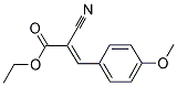 ETHYL 2-CYANO-3-(4-METHOXYPHENYL)ACRYLATE Struktur