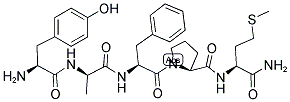 (D-ALA2,MET5)-BETA-CASOMORPHIN (1-5) AMIDE (BOVINE) Struktur