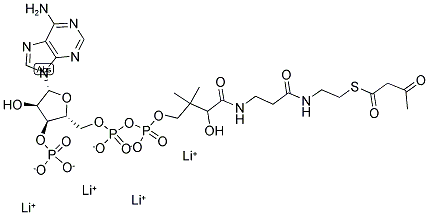 ACETOACETYL COENZYME A LITHIUM SALT Struktur