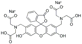 BIS[N,N-DI(CARBOXYMETHYL)AMINOMETHYL]FLUORESCEIN DISODIUM SALT Struktur