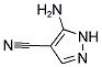 5-AMINO-1H-PYRAZOLE-4-CARBONITRILE Struktur