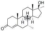 4-ANDROSTEN-7-ALPHA, 17-ALPHA-DIMETHYL-17-BETA-OL-3-ONE Struktur