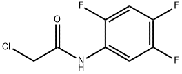 2-CHLORO-N-(2,4,5-TRIFLUOROPHENYL)ACETAMIDE Struktur