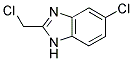 5-CHLORO-2-(CHLOROMETHYL)-1H-BENZIMIDAZOLE Struktur