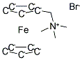 (FERROCENYLMETHYL)TRIMETHYLAMMONIUM BROMIDE Struktur