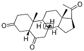 5-BETA-PREGNAN-3,6,20-TRIONE Struktur