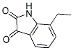 7-ETHYL-1H-INDOLE-2,3-DIONE Struktur