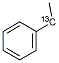 ETHYL-1-13C-BENZENE Struktur