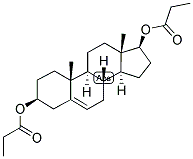 5-ANDROSTEN-3-BETA, 17-BETA-DIOL DIPROPIONATE Struktur