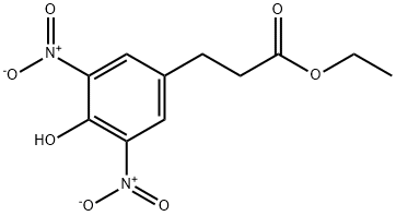 ETHYL 3-(4-HYDROXY-3,5-DINITROPHENYL)PROPANOATE Struktur