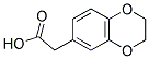 2,3-DIHYDRO-1,4-BENZODIOXIN-6-YLACETIC ACID Struktur