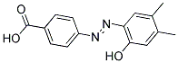 1,2-DIMETHYL-4-(P-CARBOXYPHENYLAZO)-5-HYDROXYBENZENE Struktur