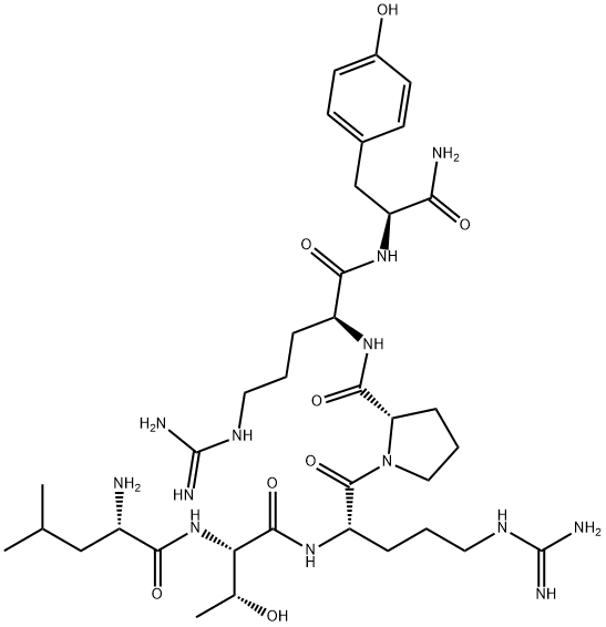 PANCREATIC POLYPEPTIDE (31-36) (HUMAN) Struktur