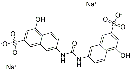 5,5'-DIHYDROXY-7,7'-DISULFO-2,2'-DINAPHTHYLUREA DISODIUM SALT Struktur