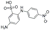 4-AMINO-4'-NITRODIPHENYLAMINE-2-SULFONIC ACID Struktur