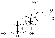 CHENODEOXYCHOLIC ACID SODIUM SALT Struktur