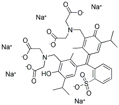 METHYLTHYMOL BLUE PENTASODIUM SALT Struktur