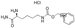 H-LYS(Z)-NH2 HCL Struktur