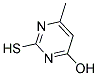 2-MERCAPTO-6-METHYLPYRIMIDIN-4-OL Struktur