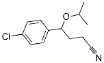 4-(4-CHLOROPHENYL)-4-ISOPROPOXYBUTYRONITRILE Struktur