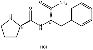 H-PRO-PHE-NH2 HCL Struktur