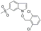 1-[(2,6-DICHLOROBENZYL)OXY]-6-(METHYLSULPHONYL)INDOLE