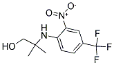 2-METHYL-2-([2-NITRO-4-(TRIFLUOROMETHYL)PHENYL]AMINO)PROPAN-1-OL Struktur