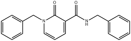 N,1-DIBENZYL-2-OXO-1,2-DIHYDRO-3-PYRIDINECARBOXAMIDE Struktur