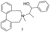 2-(6-METHYL-6,7-DIHYDRO-5H-DIBENZO[C,E]AZEPINIUM-6-YL)-1-PHENYLPROPAN-1-OL IODIDE Struktur