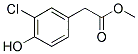 (3-CHLORO-4-HYDROXY-PHENYL)-ACETIC ACID METHYL ESTER Struktur