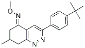 AZA(3-(4-(TERT-BUTYL)PHENYL)-7-METHYL(6,7,8-TRIHYDROCINNOLIN-5-YLIDENE))METHOXYMETHANE Struktur