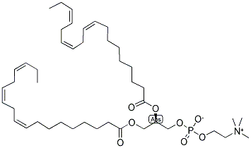 1,2-DI9-CIS-12-CIS-15-CIS-OCTADECATRIENOYL-SN-GLYCERO-3-PHOSPHOCHOLINE Struktur