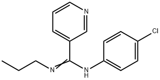 N-(4-CHLOROPHENYL)-N'-PROPYL-3-PYRIDINECARBOXIMIDAMIDE Struktur