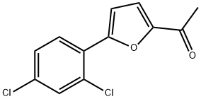 1-[5-(2,4-DICHLOROPHENYL)-2-FURYL]-1-ETHANONE Struktur