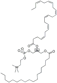 1-STEAROYL-2-DOCOSAHEXAENOYL-SN-GLYCERO-3-PHOSPHOCHOLINE Struktur