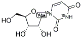 URIDINE (U-15N2) Struktur