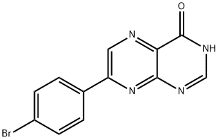 7-(4-BROMOPHENYL)PTERIDIN-4(3H)-ONE Struktur