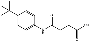 4-[4-(TERT-BUTYL)ANILINO]-4-OXOBUTANOIC ACID Struktur