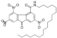 N4-OCTADECYL-2,5,7-TRINITRO-9-OXO-9H-FLUORENE-4-CARBOXAMIDE Struktur