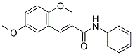 6-METHOXY-N-PHENYL-2H-CHROMENE-3-CARBOXAMIDE Struktur