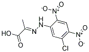 2-[2-(5-CHLORO-2,4-DINITROPHENYL)HYDRAZONO]PROPANOIC ACID Struktur