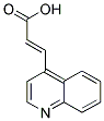 3-(4-QUINOLINYL)ACRYLIC ACID Struktur