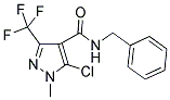 N-BENZYL-5-CHLORO-1-METHYL-3-(TRIFLUOROMETHYL)-1H-PYRAZOLE-4-CARBOXAMIDE Struktur