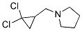1-[(2,2-DICHLOROCYCLOPROPYL)METHYL]PYRROLIDINE Struktur