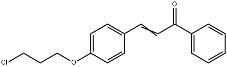 3-[4-(3-CHLOROPROPOXY)PHENYL]-1-PHENYLPROP-2-EN-1-ONE Struktur